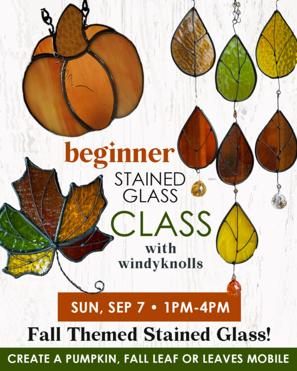 Beginner Stained Glass with Windyknolls Stained Glass
