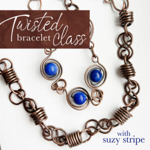 Twisted Bracelet Class with Suzy Stripe
