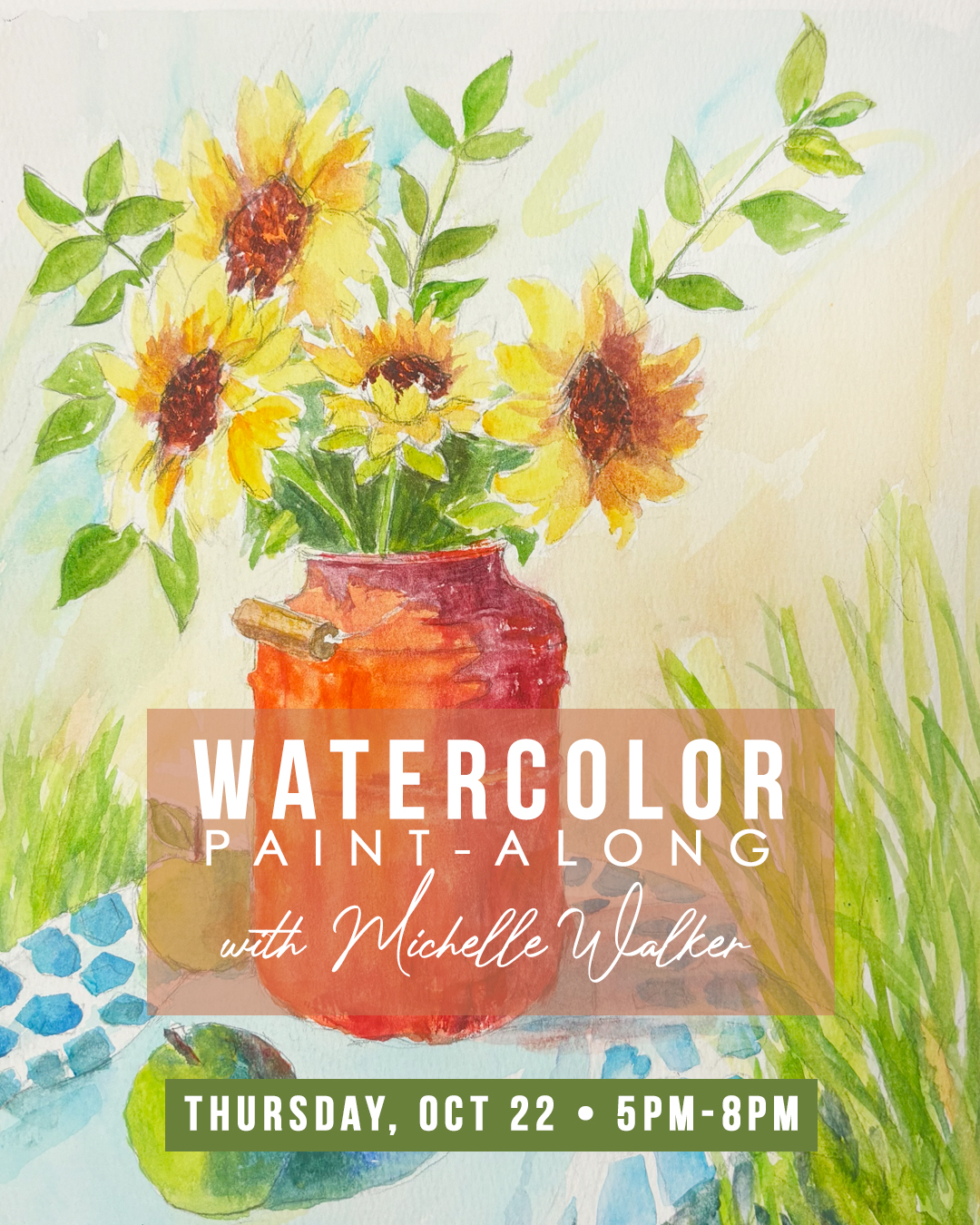 Watercolor Paint-Along with Michelle Walker