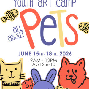 Youth Art Camp - All About Pets, Ages 6-10