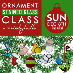 Beginner Stained Glass Class with Windyknolls