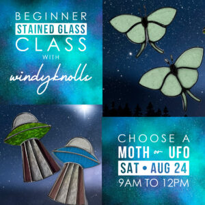 Beginner Stained Glass Class with Windyknolls