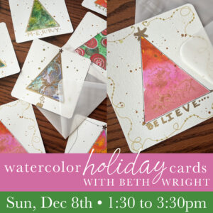 Watercolor Holiday Cards with Beth Wright