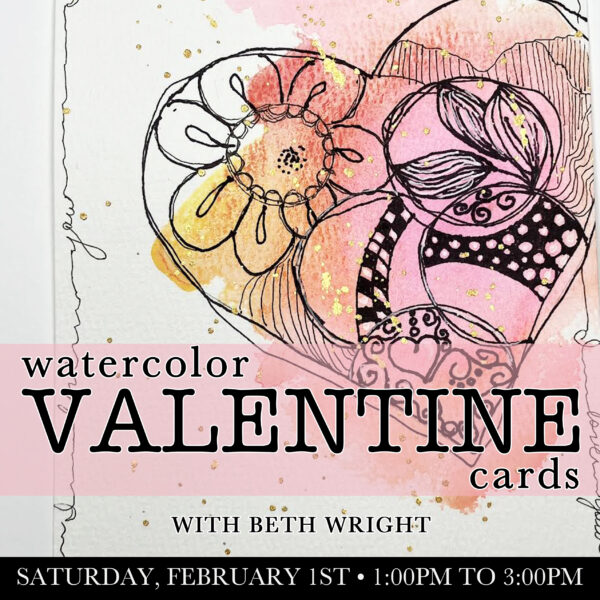 Watercolor Valentine Cards with Beth Wright