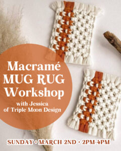 Macramé Mug Rug Workshop