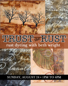 Rust Dyeing with Beth Wright
