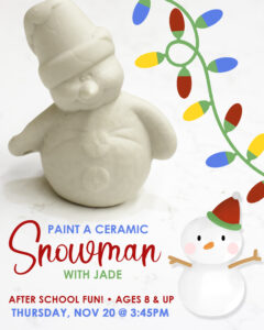 *Kids* Paint a Snowman with Jade