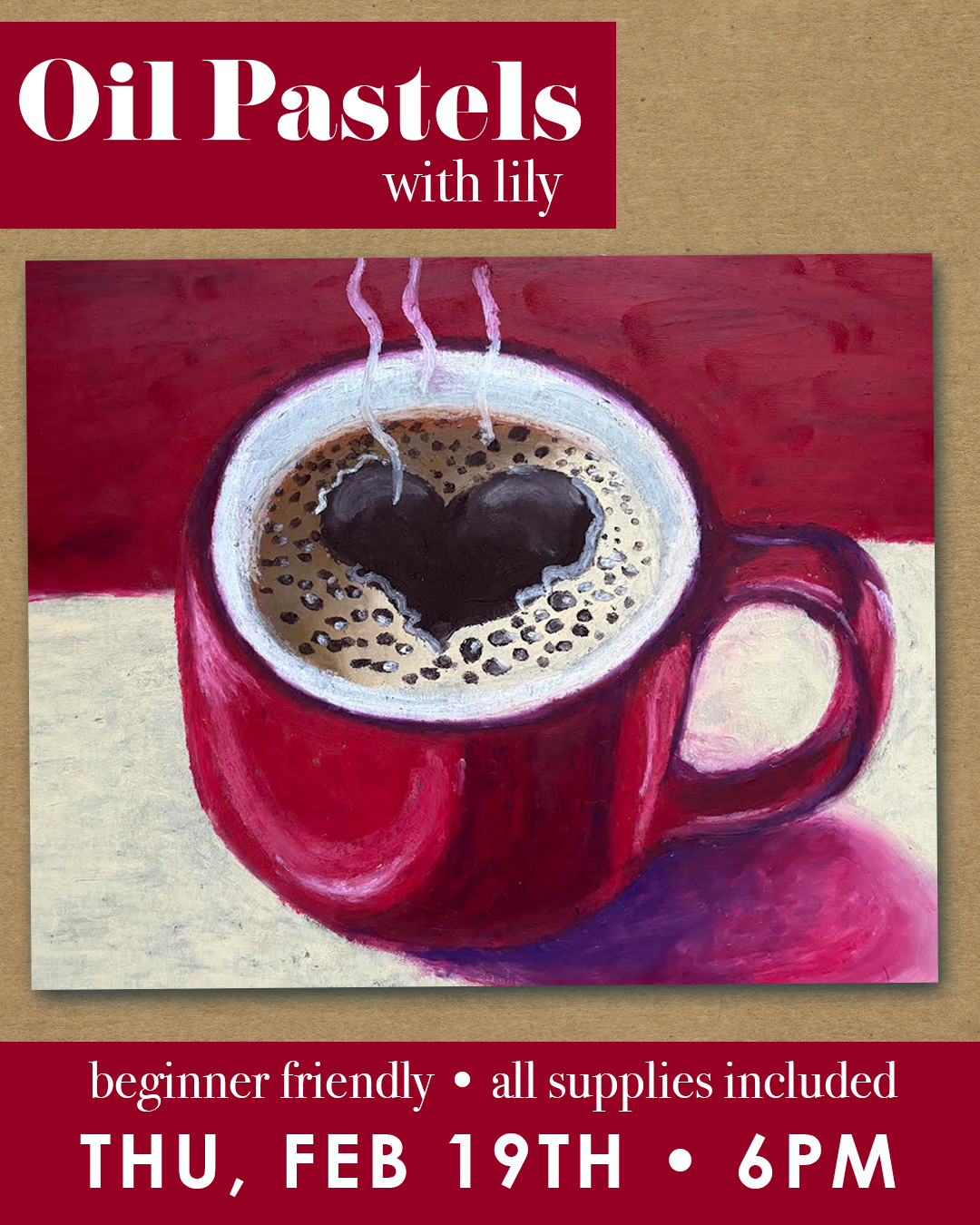 Oil Pastels with Lily