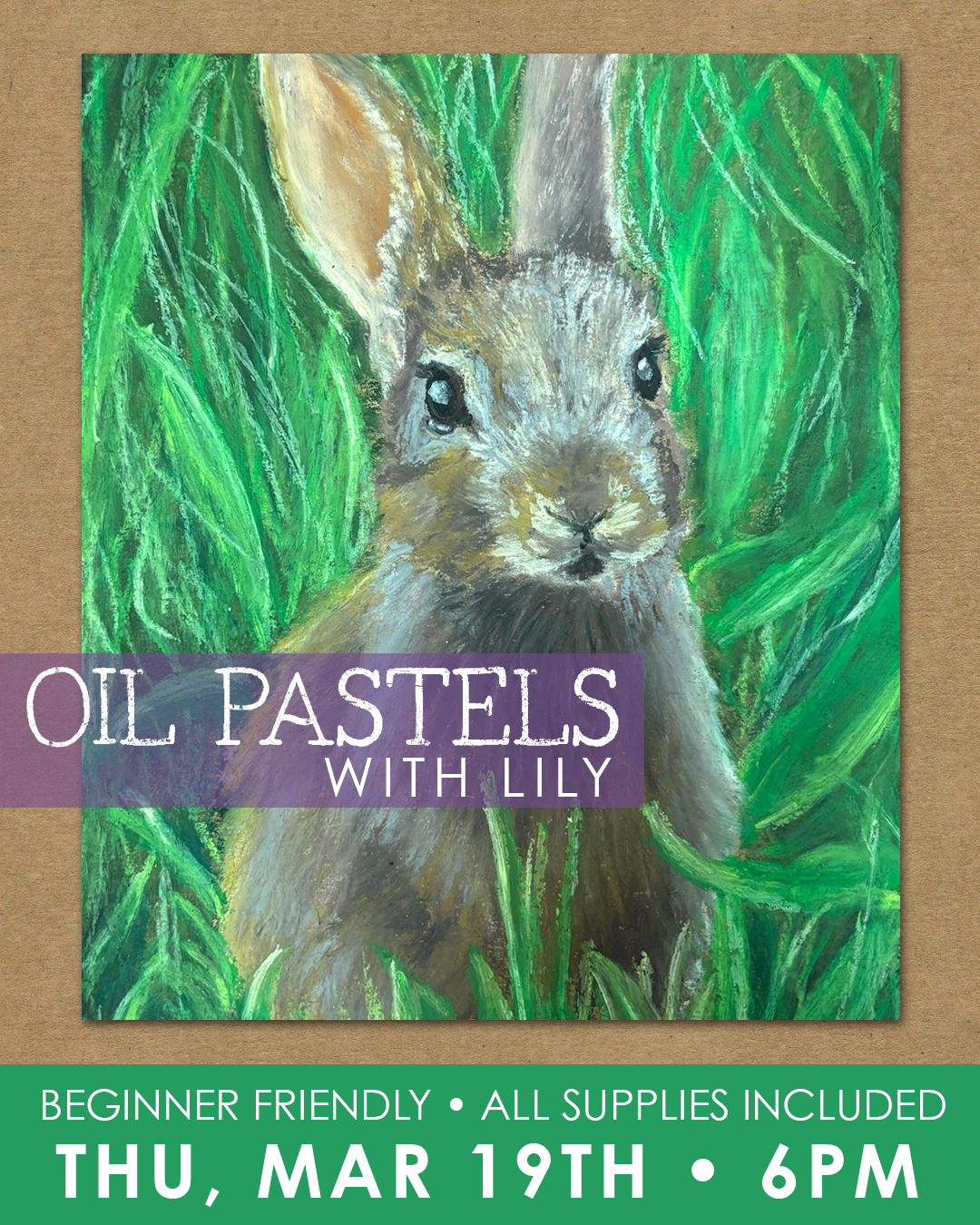 Oil Pastels with Lily