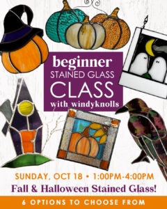 Beginner Stained Glass - Fall & Halloween Theme