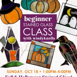 Beginner Stained Glass - Fall & Halloween Theme