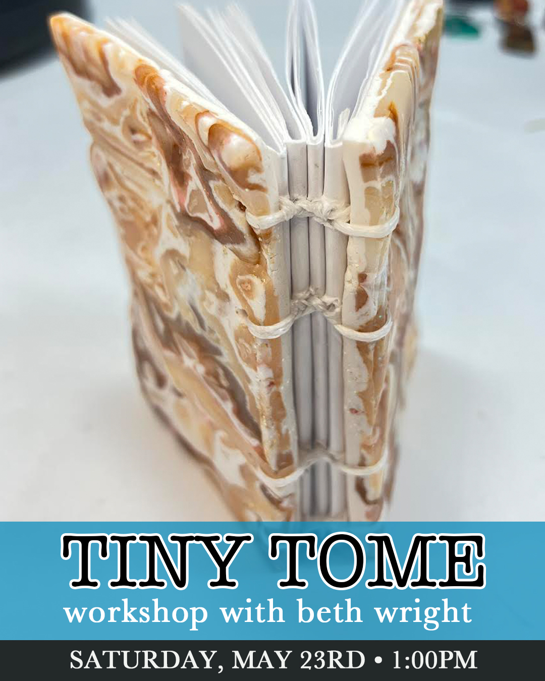 Tiny Tome (Clay Mini Artist Book) with Beth Wright