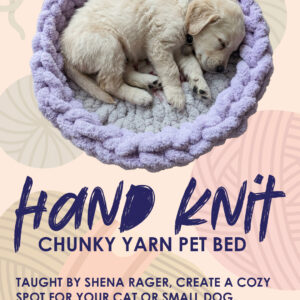 No Knit Chunky Yarn Pet Bed