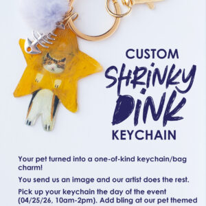 Custom Shrinky Dink Keychain