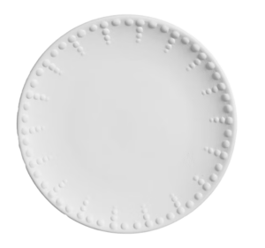 Bulbous Bread Plate $15