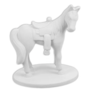 Horse With Saddle $25