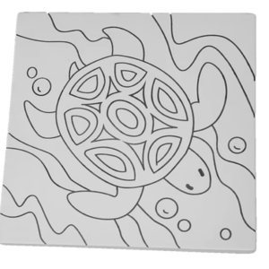 Sea Turtle Party Tile $10