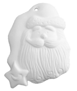 Santa Ornament $15