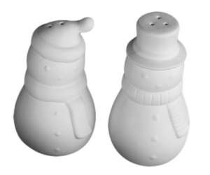 Snowmen Salt and Pepper Set $20